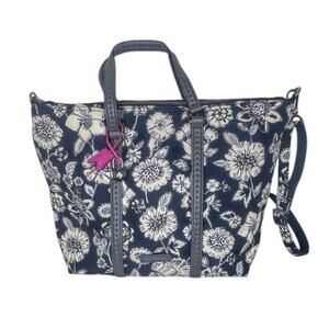 Vera Bradley Midtown Tote Midnight floral Bag Crossbody
